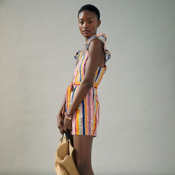 FARM Rio Pants - Farm Rio striped romper